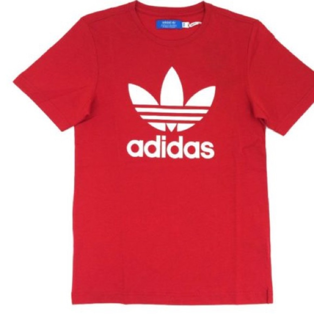 Adidas original trefoil t shirt red